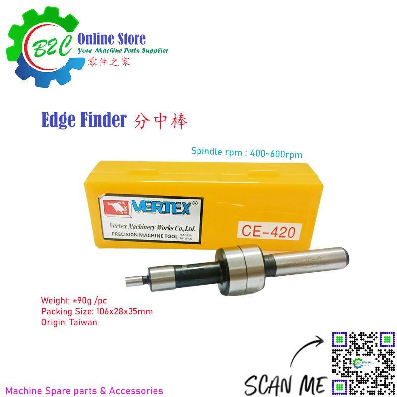 Vertex 4mm Taiwan VPS-302 Edge Finder 420 Milling Drilling Machining Center Machine Touch Point Sensor Accessories 铣床 钻床 加工中心 寻边器 分中棒 10mm
